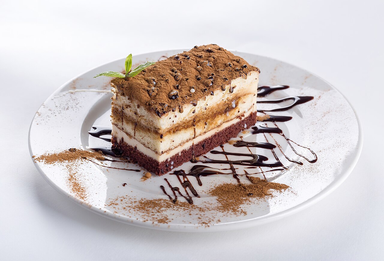 ティラミス仕立てのケーキ